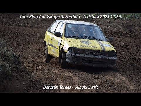 Berczán Tamás - Suzuki Swift Tura - Ring AutósKupa 5. Forduló - Nyírtura 2023.11.26. 2.futam