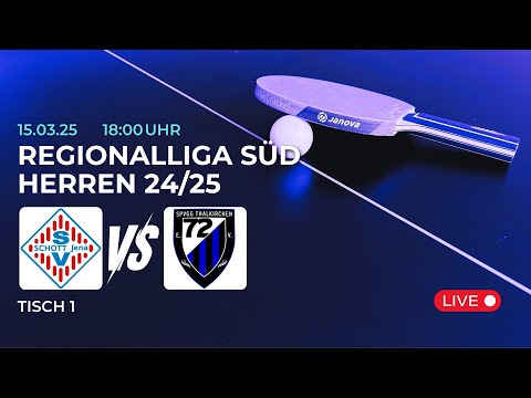 SV SCHOTT Jena vs. SpVgg Thalkirchen | Tischtennis Saison 24/25 - Tisch 1