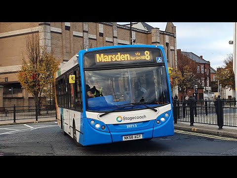 Journey on Route 18A | NK58AGY/39713 - Stagecoach North East: MAN 14.240LF/ADL Enviro 200