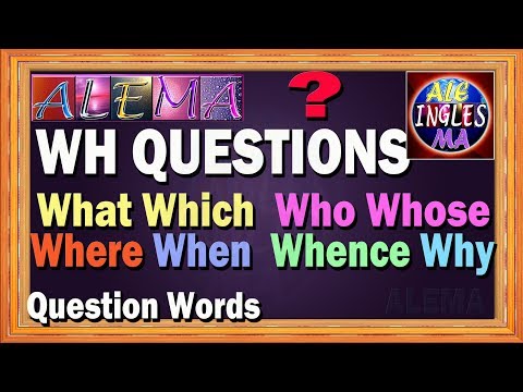 Using Wh Question - Sentences with Question Words: What, Which, Who, Whose, Where - Lesson # 15