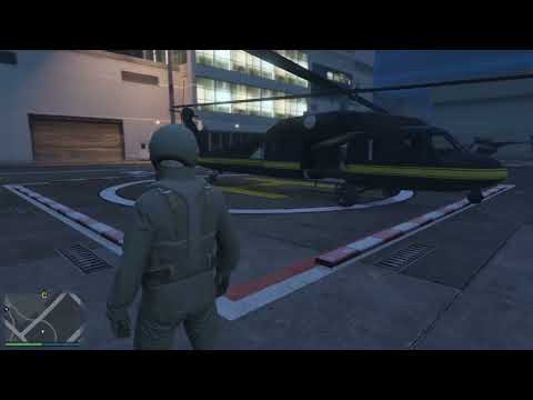 Grand Theft Auto V (Online) Flying the National Office of Security Enforcement  Annihilator