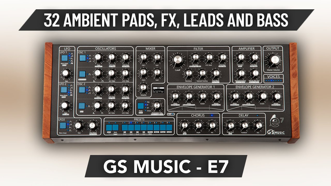 APL022 - ( Bundle ) - Complete Synth Collection + Outer Space - GS Music E7 - Video Preview 2