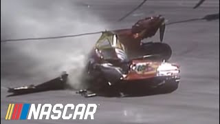 Michael Waltrip Crash at Bristol.  Official Footage.
