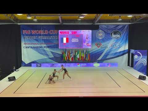 Final World Cup Aerobic Gymnastics Cantanhede 2022 Trio France