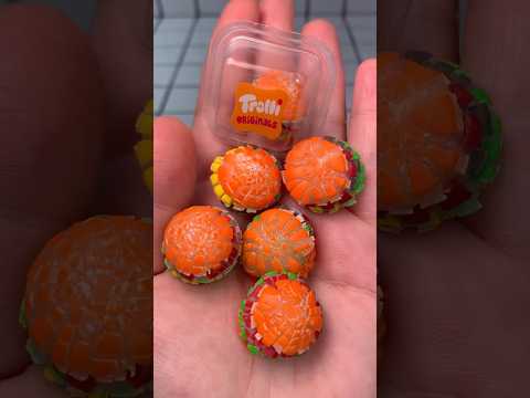 Skittles Burger 🍔 Süßigkeiten Gummibärchen Gelee ASMR Essen Mukbang