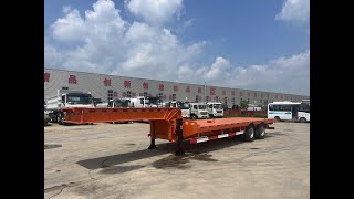 Semi-remorque porte-engins 30T 2 Axle Low Bed Semi Trailer à vendre - Image 4 | Autoline CI Semi-remorque porte-engins 30T 2 Axle Low Bed Semi Trailer neuf | Image 4 - Autoline
