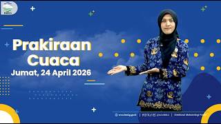 Peringatan Dini Cuaca Besok Jumat 24 April 2026, BMKG: Waspada Hujan Lebat & Angin Kencang