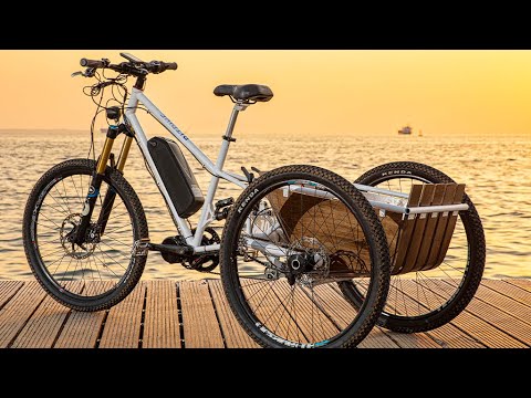 BiTrike on a rough 15% slopy street