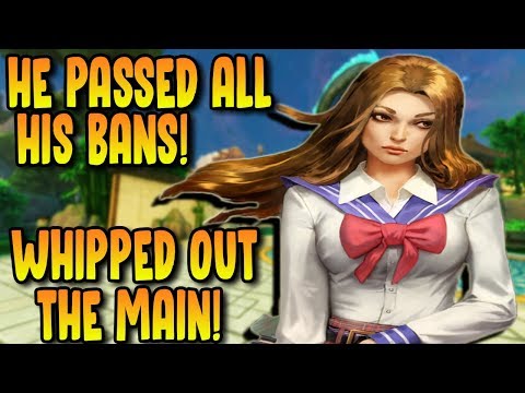 THIS GUY PASSED ALL HIS BANS SO I WHIPPED OUT THE MAIN! - Masters Ranked Duel - SMITE