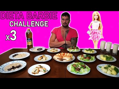 PROVO LA DIETA DI BARBIE CHALLENGE.. TRIPLICATA! Dieta per 3 VOLTE! #barbie