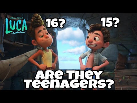 How Old Is Luca, Alberto and Giulia in Disney Luca | Age Of Luca And Alberto | Pixar