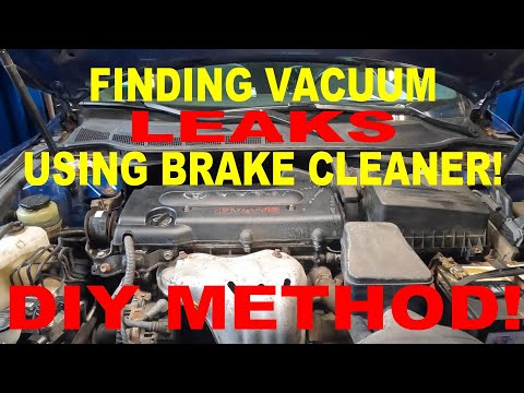 YouTube video about: How to check for vacuum leaks with brake cleaner?