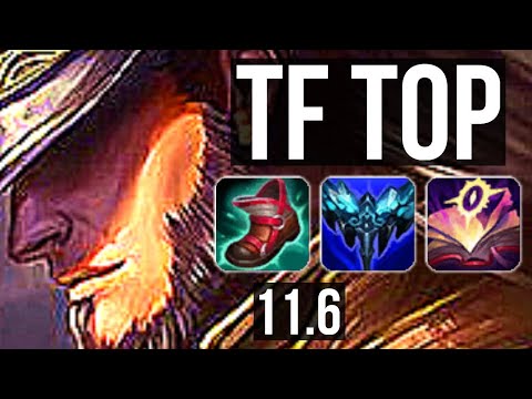TWISTED FATE vs HEIMERDINGER (TOP) | Rank 2 TF, Rank 7, 70% winrate, 5/1/2 | BR Challenger | v11.6