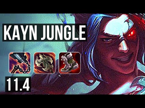 KAYN vs LEE SIN (JUNGLE) | Rank 1 Kayn, Legendary, 25/5/12, Rank 11 | BR Challenger | v11.4