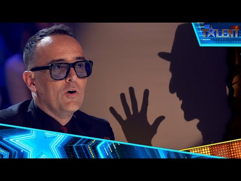 Makes THE FACE OF RISTO MEJIDE with SHADOW PLAY | Semifinal 4 | Spains' Got Talent
