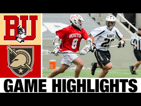 #4 Boston U vs #1 Army West Point Lacrosse Highlights - Semifinal | 2024 College Lacrosse