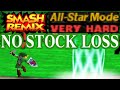Smash Remix All Star Mode Gameplay With Link VERY HARD No Stock Loss