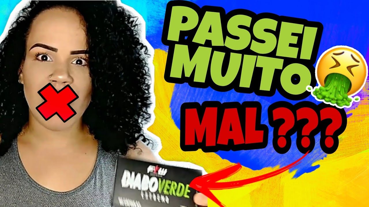 UMA SEMANA TOMANDO TERMOGÊNICO DIABO VERDE DA FTW