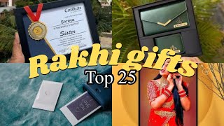 Top 25 rakhi gift ideas 2023 || Rakshabandhan gifts for sister