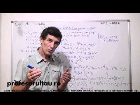 37   Spatii euclidiene   partea 1 - profesorultau.ro