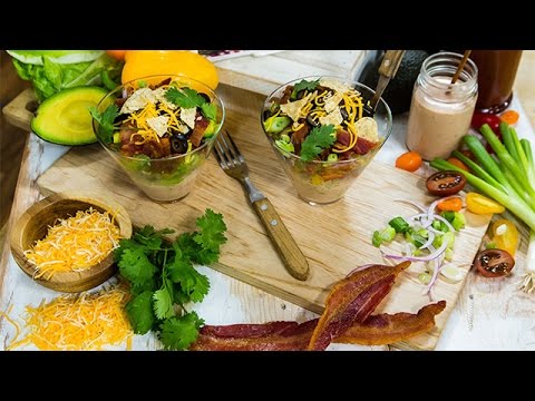 Recipe - Rachel Hollis' Layered BBQ Chicken Salad