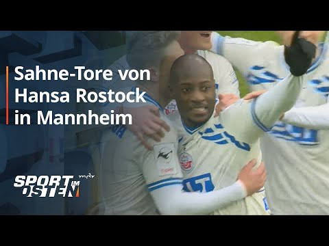 Hansa Rostock mit Sahne-Toren in Mannheim | Sport im Osten | MDR