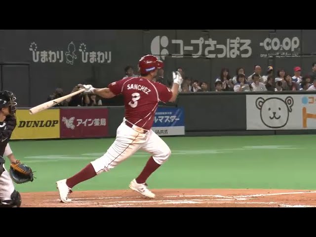 【7回表】イーグルス・サンチェス フェンス直撃の勝ち越しタイムリー!! 2015/5/4 F-E
