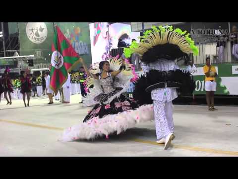Com Sheila Carvalho como rainha, União Imperial desfila a noite santista