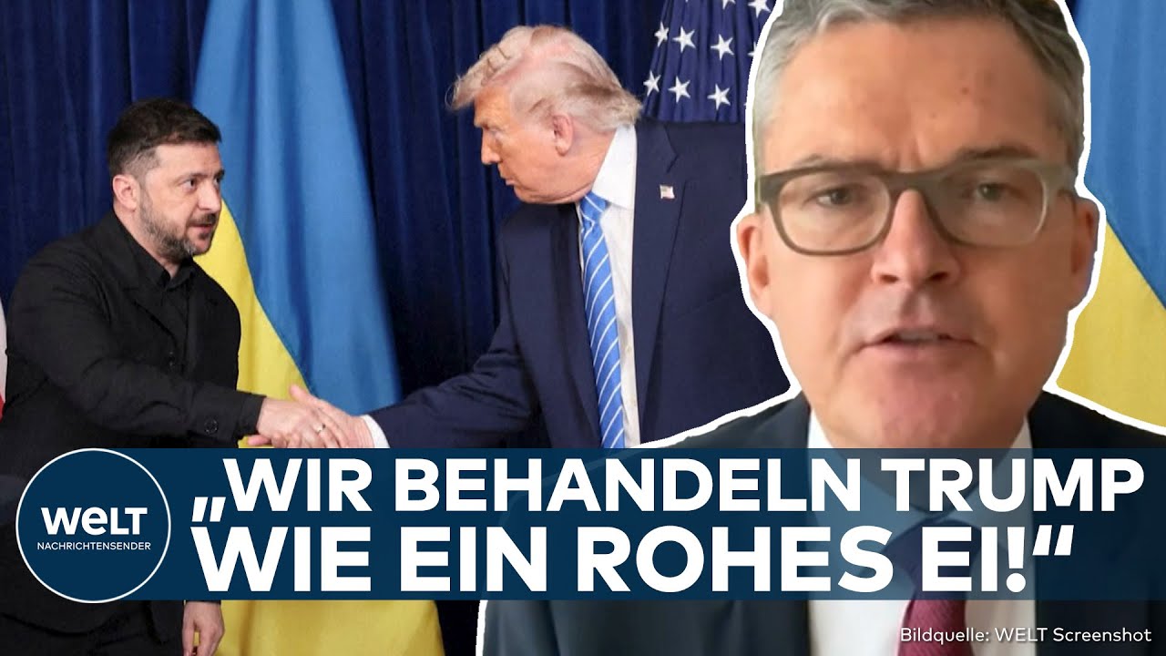 UKRAINE-KRIEG: "Wir behandeln ihn wie ein rohes Ei" – Kiesewetter warnt vor Trumps Nähe zu Moskau