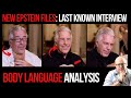 New Epstein Files Last Known Interview Body Language Analysis