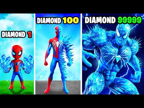 Upgrading to Diamond SPIDERMAN in GTA 5!