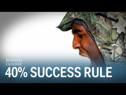 What this Navy SEAL's '40% rule' can teach you about success