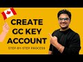 Easy Guide to create GC Key Account for Canada Visa | Step-by-Step | Apply Visitor, Study, Work, PR