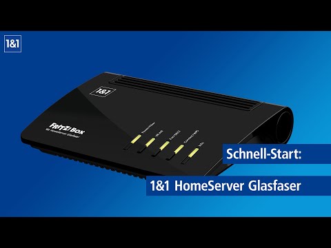 Schnell-Start: 1&1 HomeServer Glasfaser