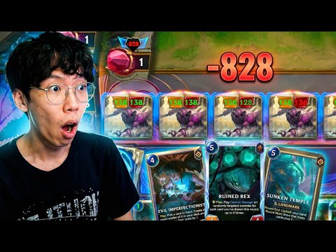 I BROKE THIS GAME?! UNLIMITED DESTROYER UNITS!? | Legends of Runeterra