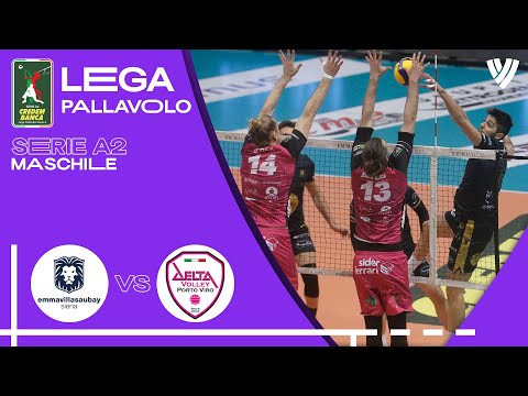 Siena vs. Porto Viro - Full Match |  Men's Serie A2  | 2021/22