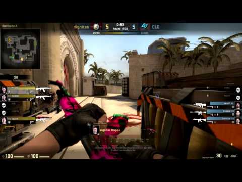 CS:GO POV Demo Dignitas Magisk (29/10) vs CLG (de_mirage)