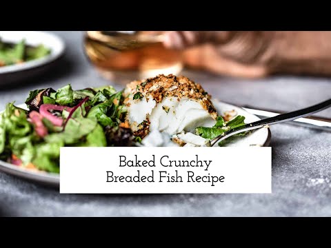 Baked Crunchy Breaded Fish Recipe