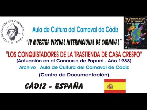 IV MUESTRA VIRTUAL - LOS CONQUISTADORES DE LA TRASTIENDA DE CASA CRESPO - AÑO 1988