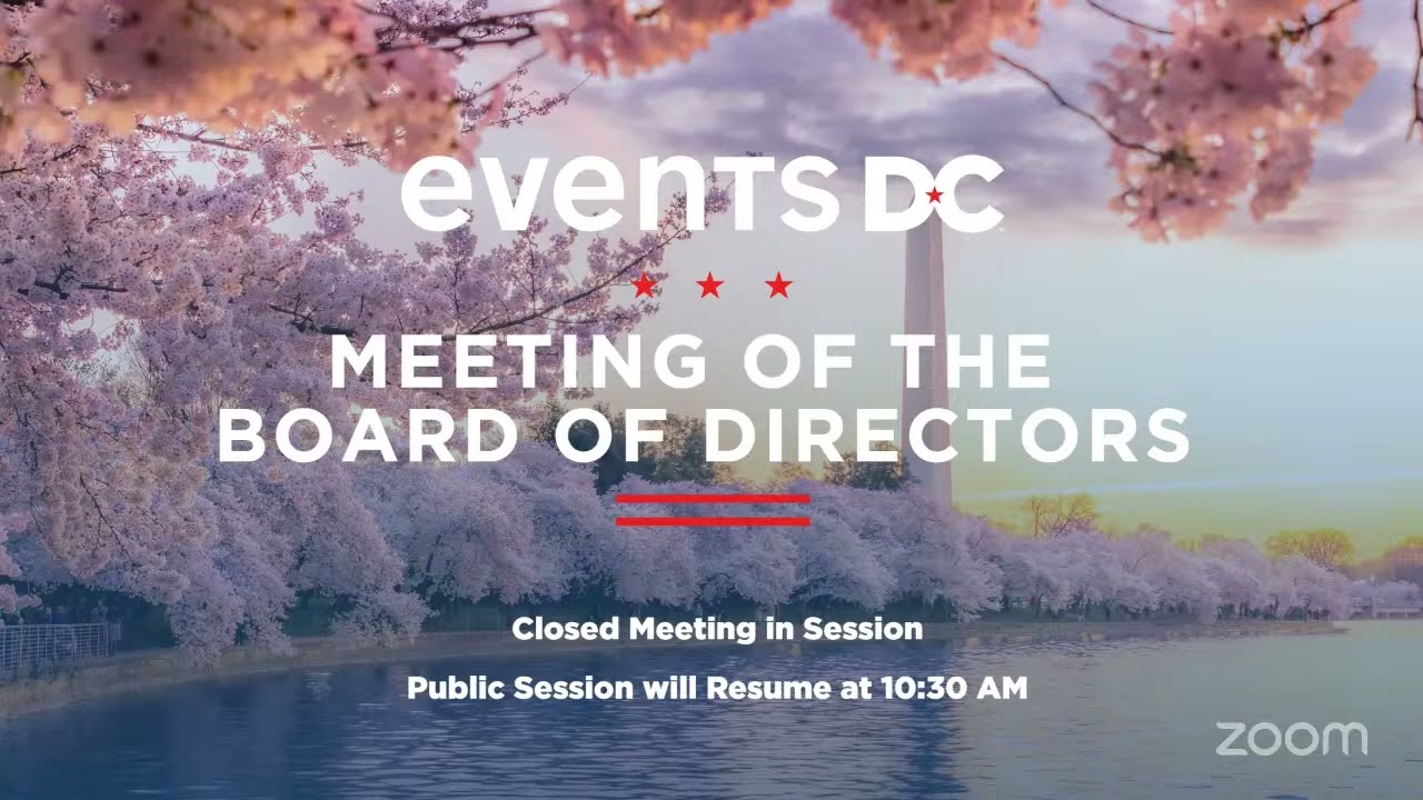 Events DC Board Meeting | March 2026 Thumbnail