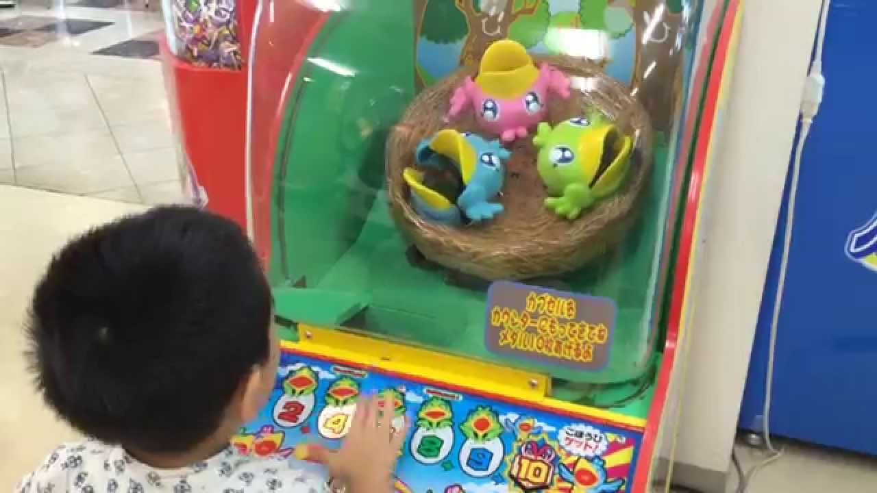 鳥におやつをあげましょ〜☆【ゲームセンター】You're up to your guy to the bird