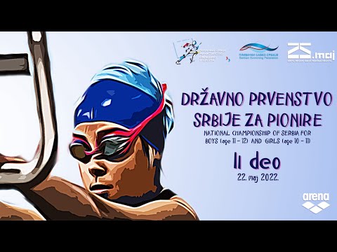 II deo - Letnje državno prvenstvo Srbije za pionire 21-22.05.2022.