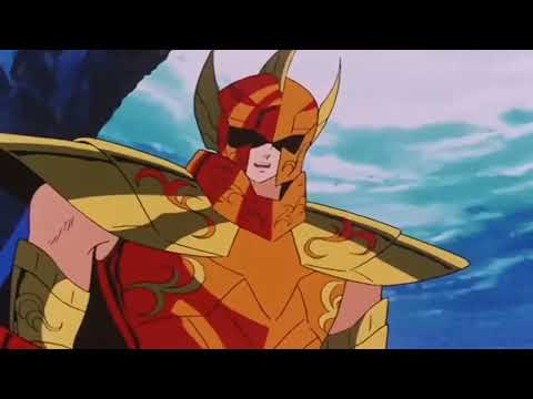 Primeira aparição de Kanon de Gêmeos (Dragão marinho)solando dublagem monstra