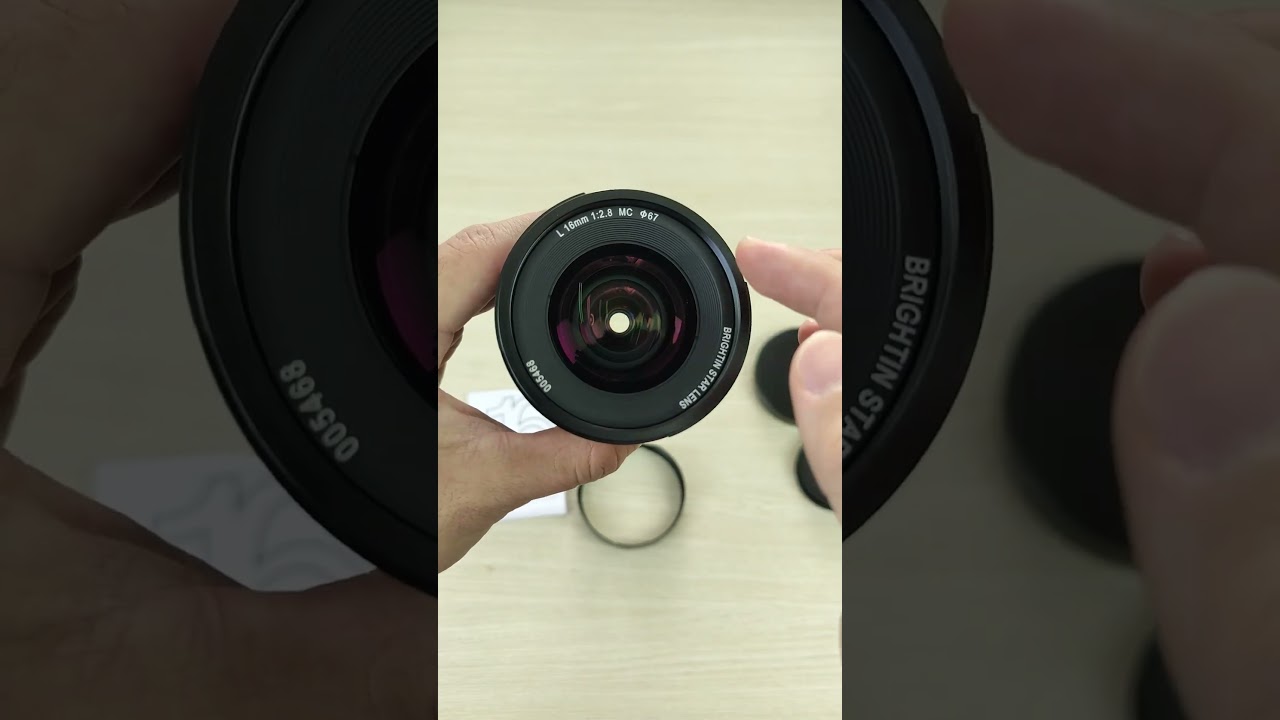 Video Ống kính Brightin Star 16mm F2.8 Ultra Wide Full-frame