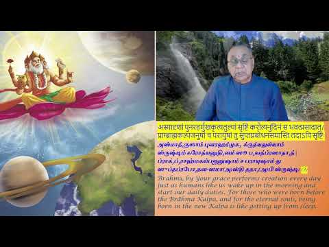 08_Dawn of Creation after Naimittika Pralaya_Náráyañĩyam_Dasakam 08  by Thiruvaiyaru S.R. Krishnan_