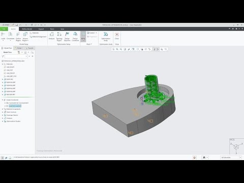 Support for Assemblies in Topology Optimization | Creo 6.0