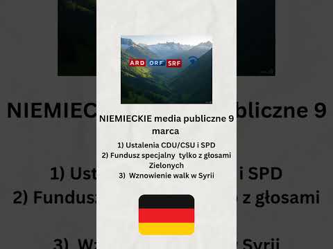 Niemieckie media publiczne 9 marca
