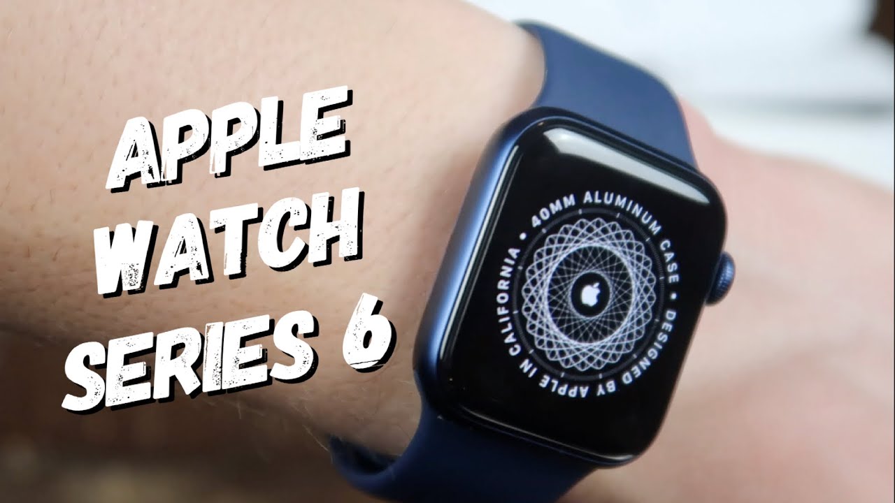 Unboxing & Setup Apple Watch Series 6 (GPS) 40mm Blue Aluminum Case with Deep Navy Sport Band -