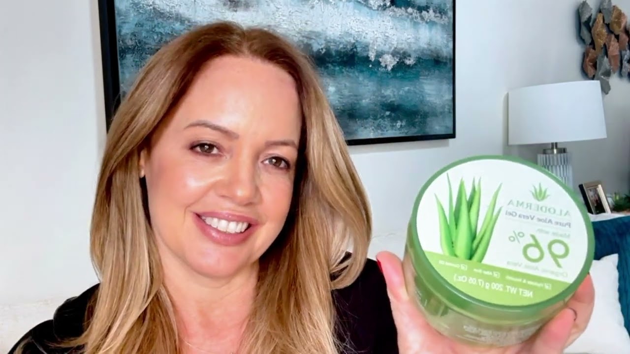 Aloderma Organic Aloe Vera Gel for Face & Body, 96% Pure Aloe Gel Made within 12 Hours of Harvest