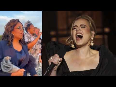 Oprah Winfrey Pretending To Know Adele Lyrics and Singing During the Adele: One Night Only